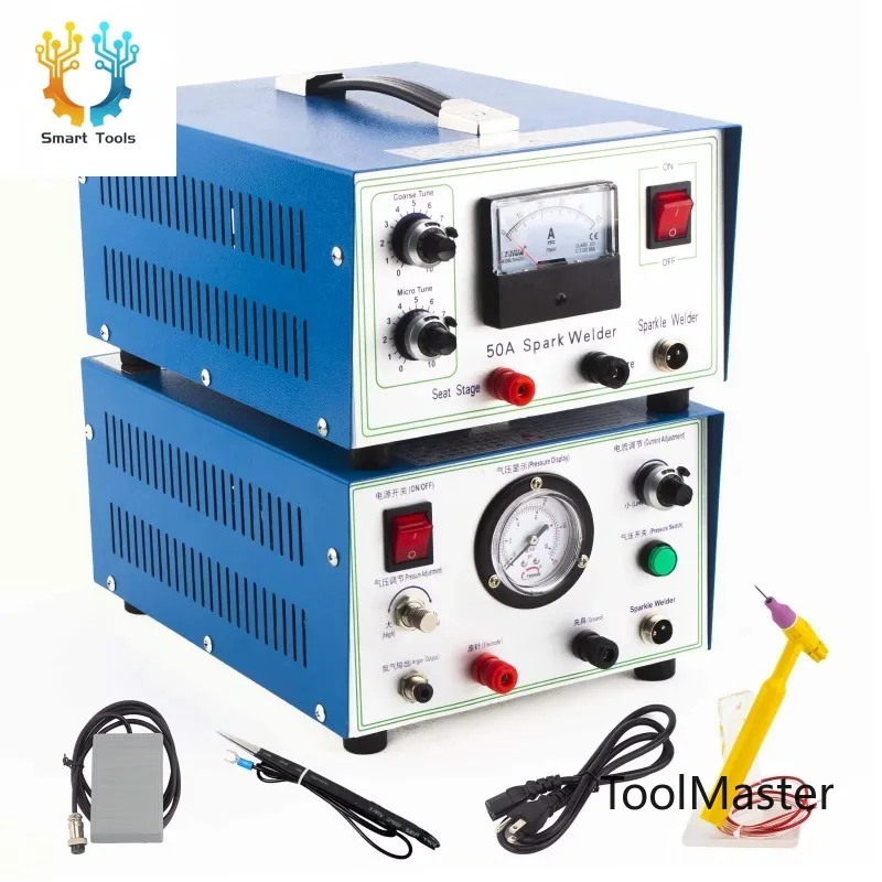 

[2026] Auble High-Quality Iron Jewelry Spot Welding Machine 30A/50A/80A/100A Mini Ring Bracelet Necklace Welder