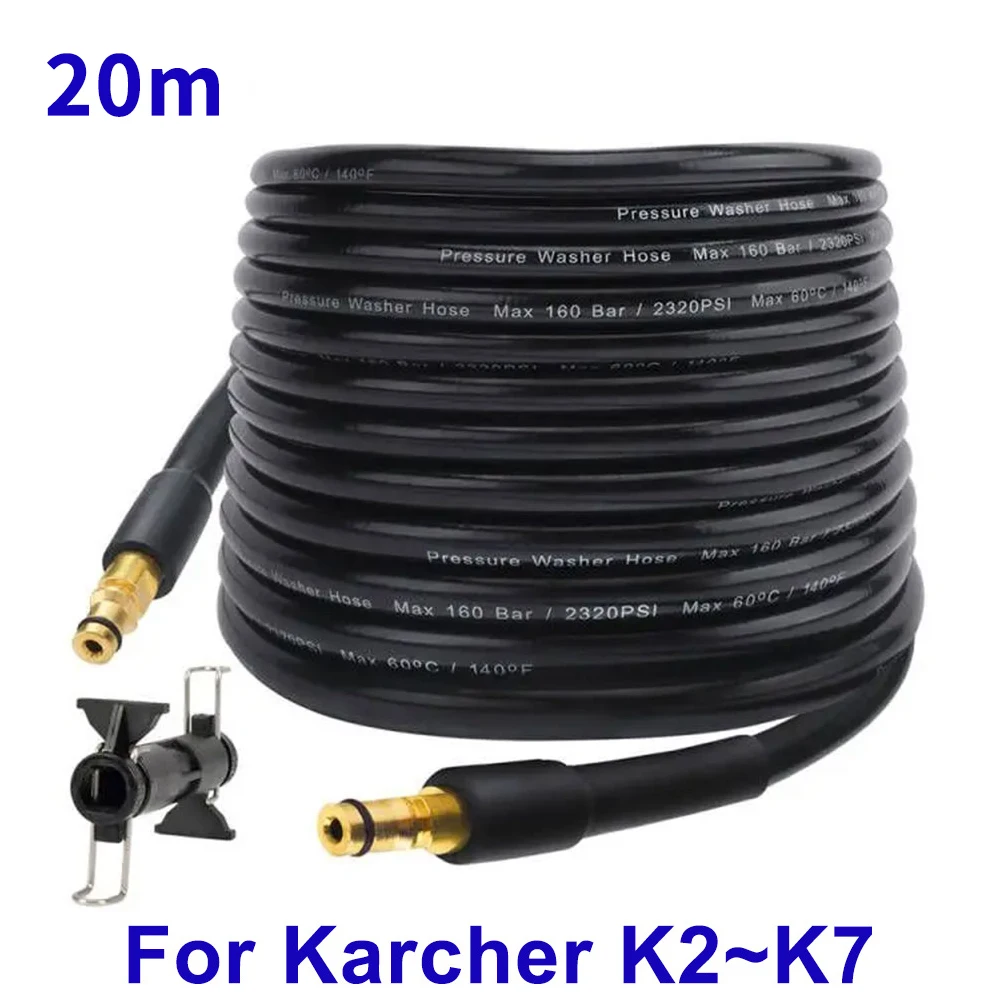 6 ~ 20 m Auto Wasmachine Slang Pijp Koord Hogedrukreiniger Water Reiniging Verlengslang Waterslang voor Karcher K2 K3 K4 K5 K6 K7 Gootsteen