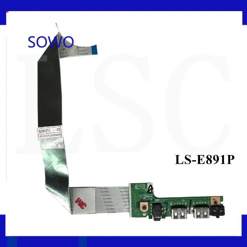 LSC original for Acer Aspire A515-51 A515-51G laptop audio USB IO board with cable c5v01 LS-E891P