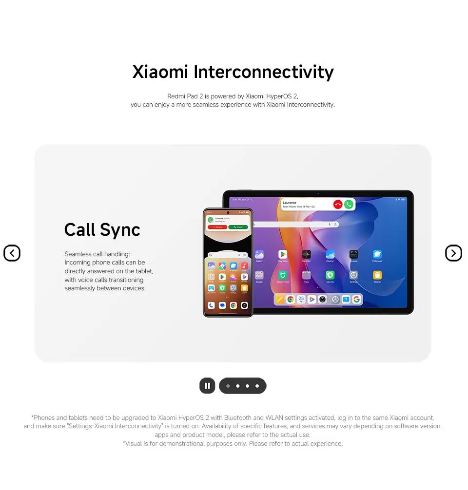 Global Version Xiaomi Redmi Pad 2 MTK Helio G100-Ultra 11' Display 18W Fast Charging 9000mAh Battery 90Hz Mi Tablet 8MP Camera
