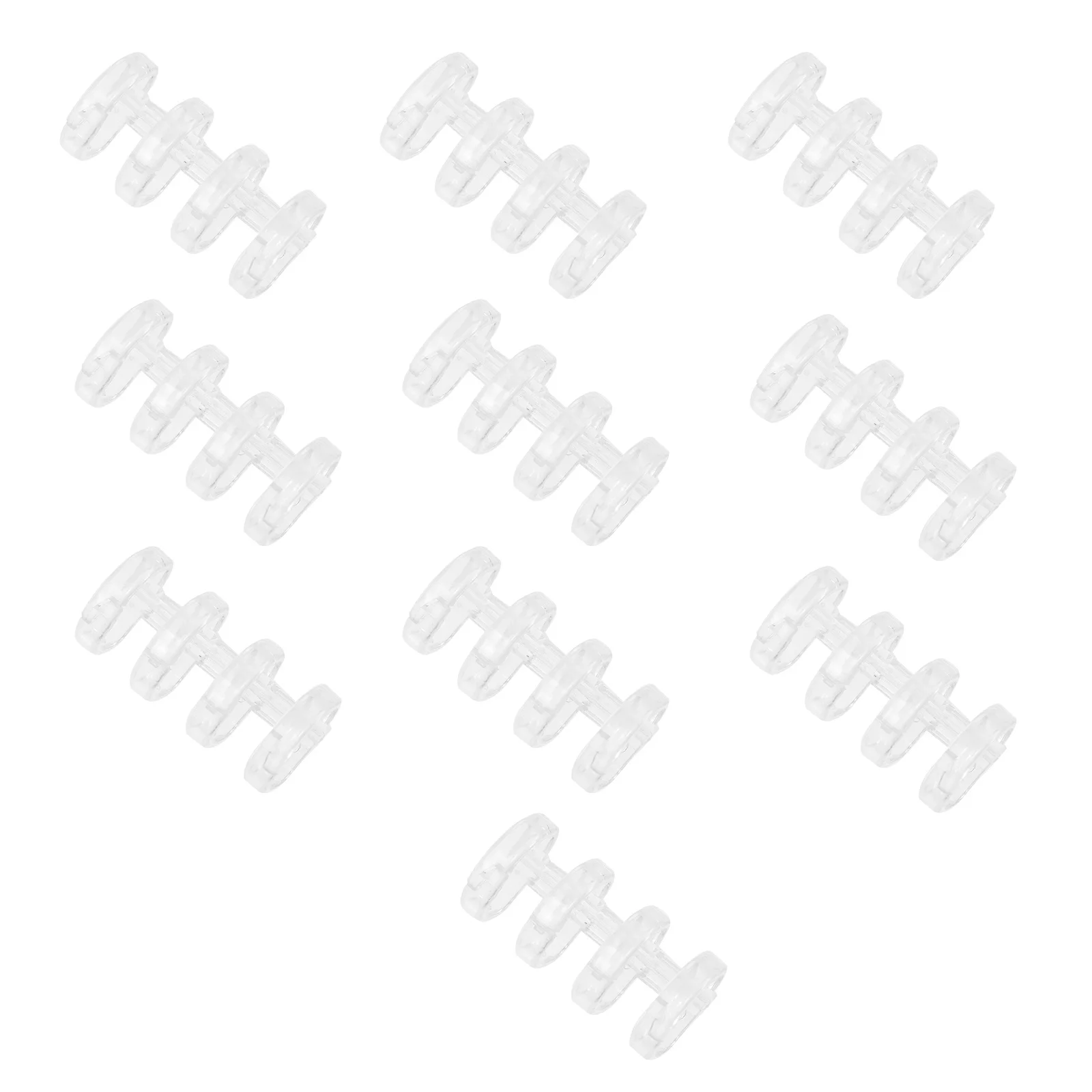 10 szt. Pierścieni do segregatora z drobnymi detalemi, dobrze polerowane, czterootworowe segregatory do różnych zastosowań, pierścienie do segregatora.