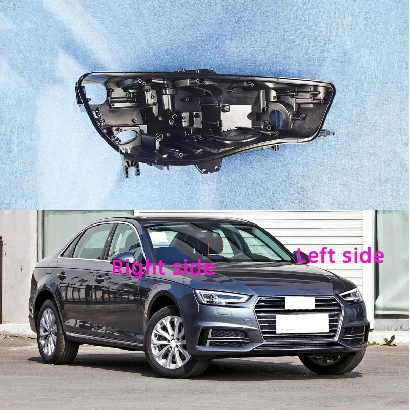 

Headlight Base For Audi A4 2016 2017 2018 2019 Headlamp House Car Rear Base Front Auto Headlight Back House
