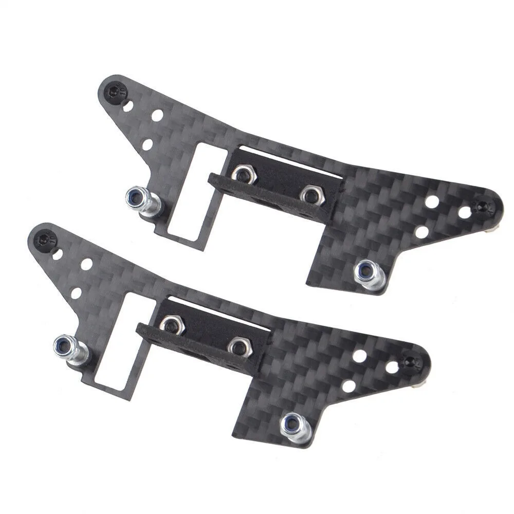 Carbon Front Rear Shock Tower/Damper Stay for Tamiya TA03 TA03F TA03R TA03 TRF TA03F Pro TA03R TRF Upgrades Parts 2