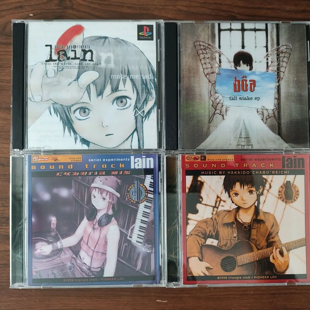 Ps1 Lain And Ost Ringtones Cd A Set Of 4 Serial Experiments Lain Tv Anime Music