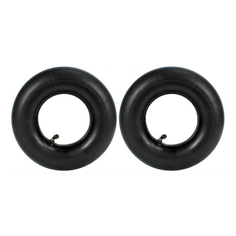 

2 Piece Set 4.10/3.50-4 Inner Tube For Lawn Mower And Cart Tires, Ideal For Hand Trucks And Dollies