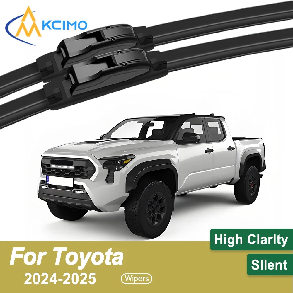 

Crystal Clear Driving 2PCS Windshield Wiper Blades for Toyota Tacoma N400 2024-2025 All-Weather Reliability Durable & Safe