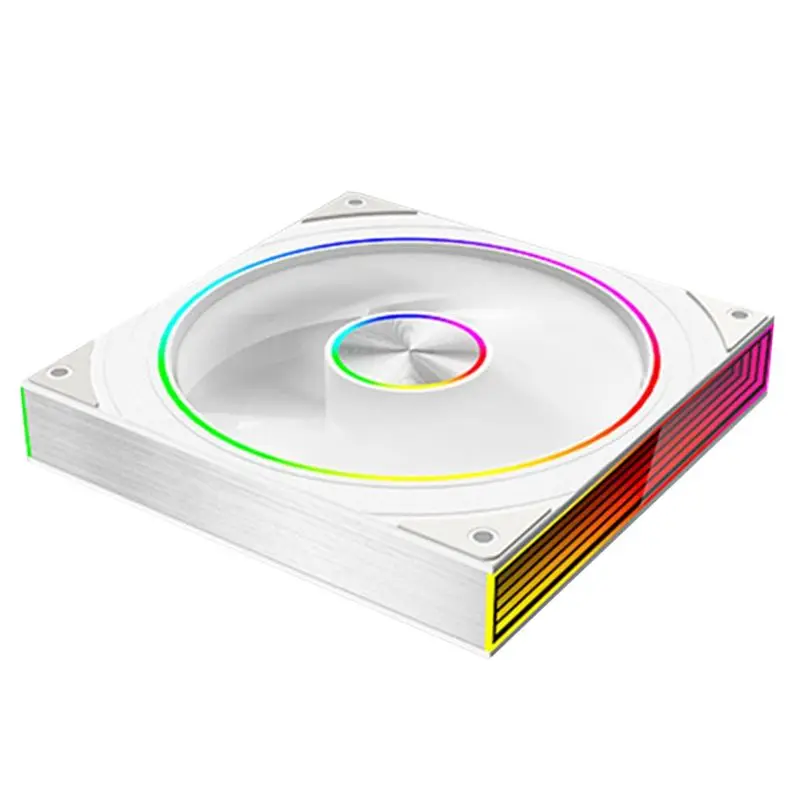 ARGB Case Fan 14CM Cooling Fan Divine Light Synchronous Lian PWM 650 To 1800RPM Cooling Fan White B