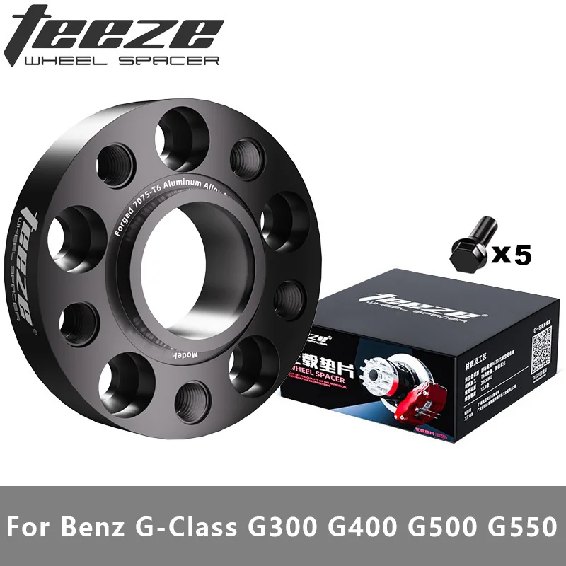 

Teeze PCD 5x130 CB 84.1 M14x1.5 For Mercedes-Benz G-Class G300 G400 G500 G550 Wheel Spacers Forged Aluminum Alloy 1piece