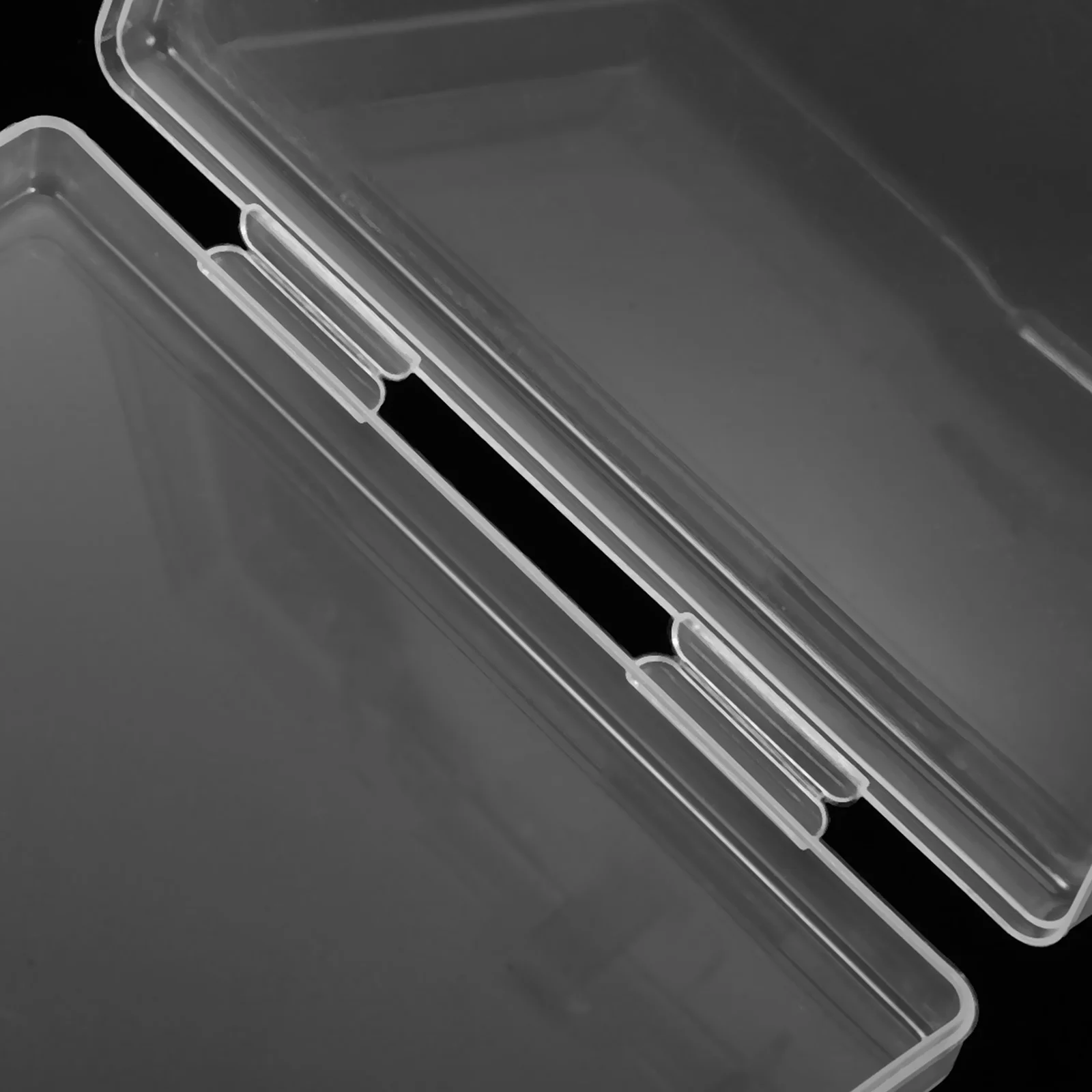 Porte-cartes de visite Transparent, 8 pièces, étui en plastique Transparent pour cartes à jouer, boîte de rangement de cartes de crédit, Mini organisateur plat