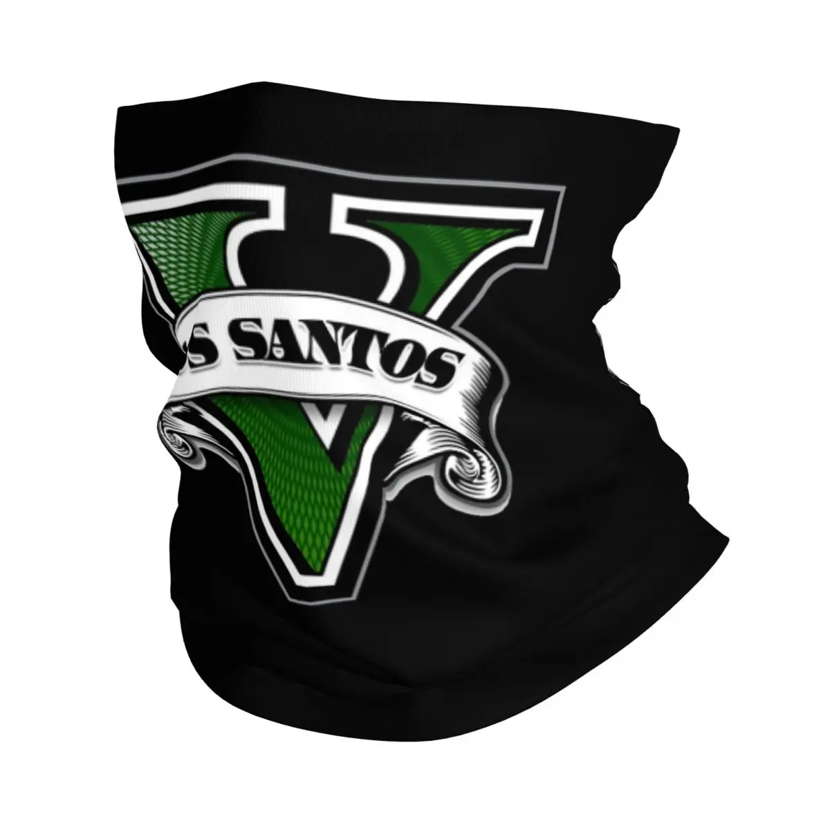 Los Santos Bandana Neck Warmer Women Men Winter Hiking Ski Scarf Gaiter Grand Theft Auto Face Cover