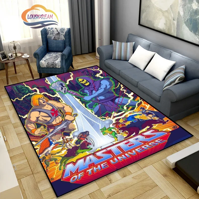 Science Fiction and Adventure Animation Masters of The Universe Carpet 3DPrint Living Floor Room Soft for Adult  Children Mat