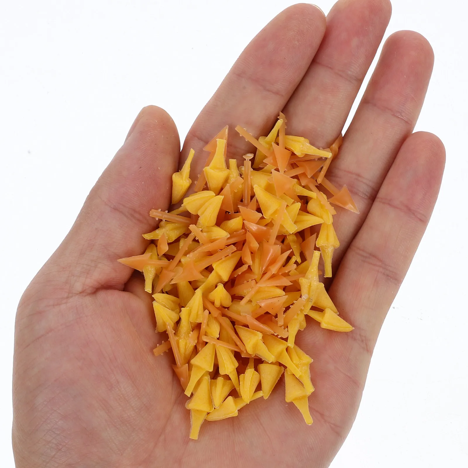 

200Pcs Mini Plastic Bird Beak Accessories Chick Duck Mouth Parts for DIY Handmade Animal Craft Parrot Bird Bell