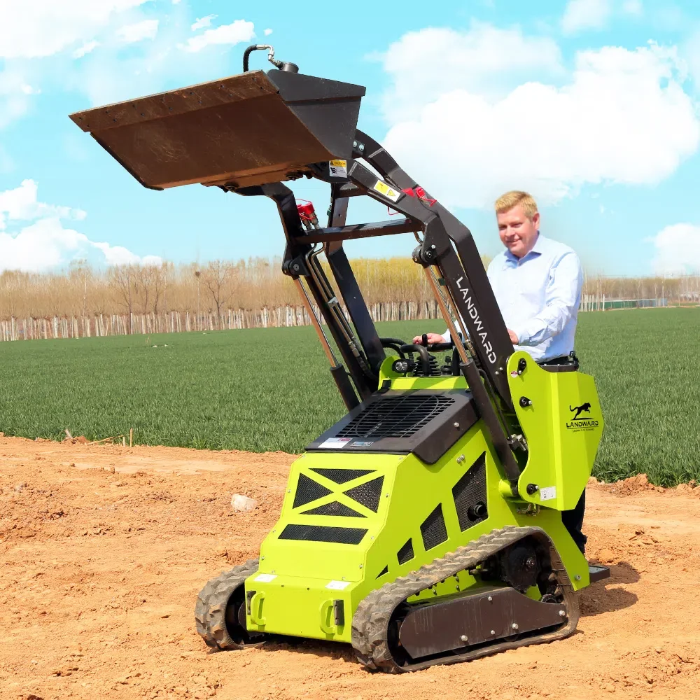 Construction Machinery Skid Steer Loader Factory Skid Steer Loader With Attachment LANDWARD Factory Cheap Home loader Customized