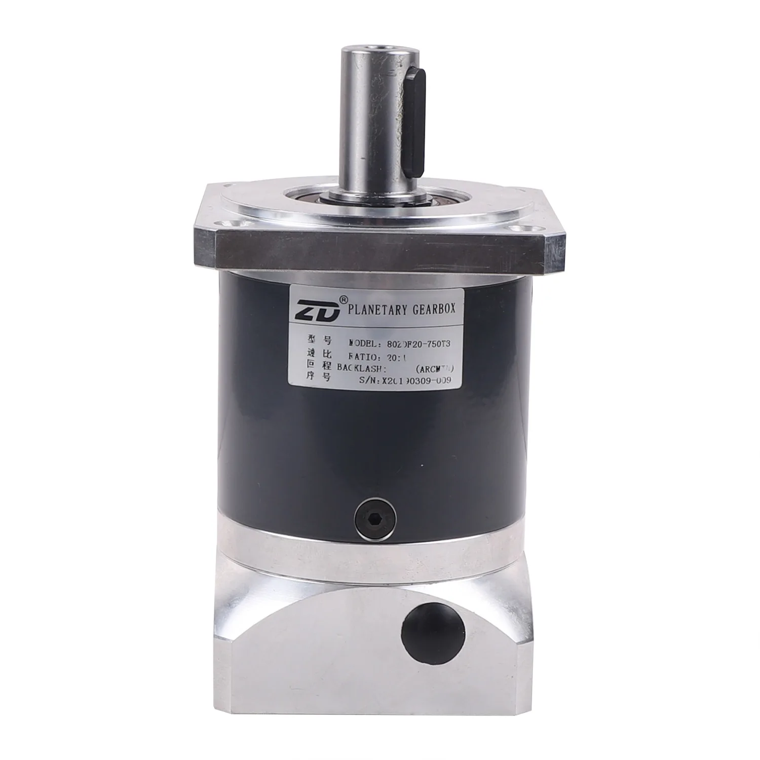 Square Mounting Flange Ratio 3:1 To 512:1 High Precision Planetary Gearbox 80ZDF