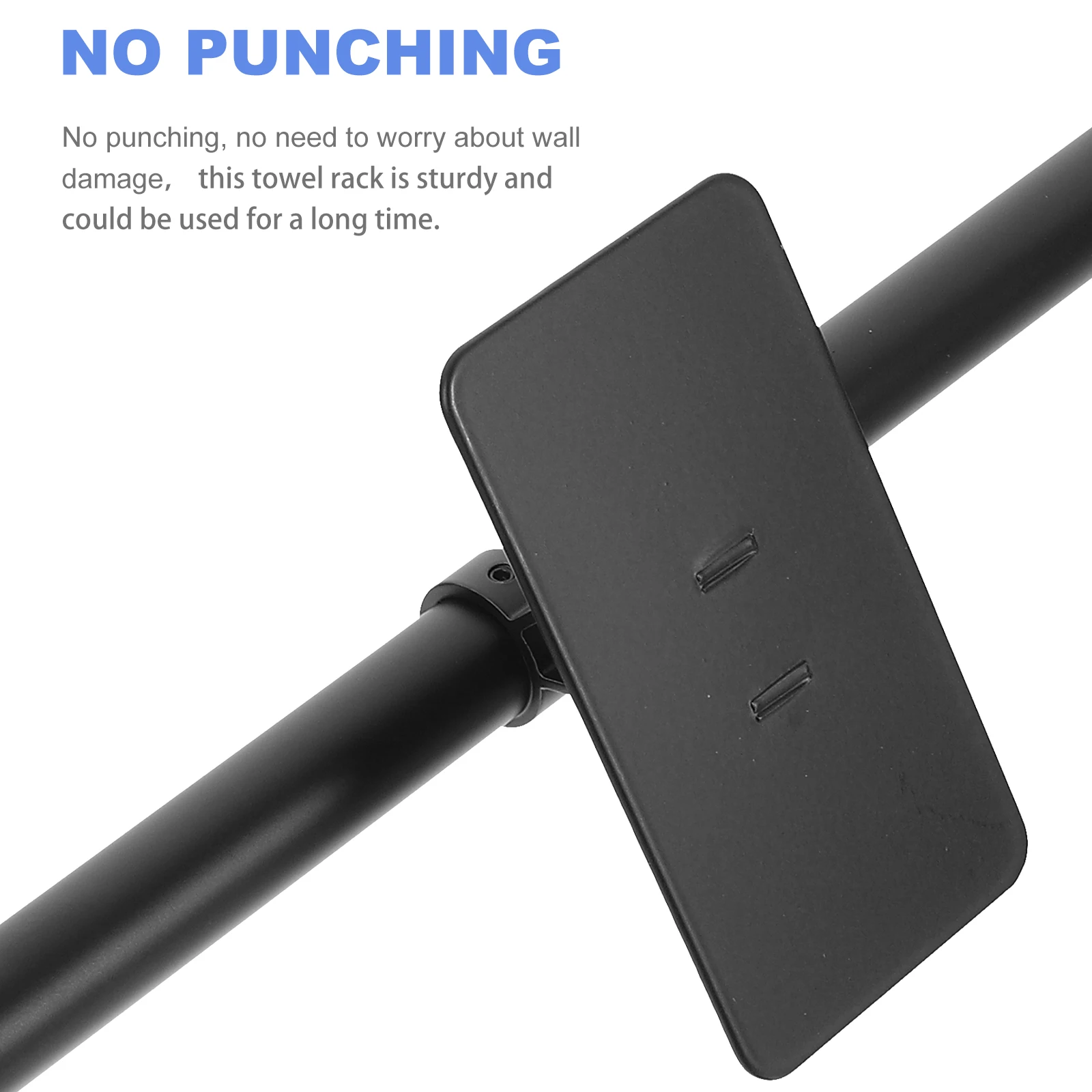 

1Set Wall Mounted Towel Holder Aluminium Alloy Bathroom Kitchen Rack Bar Multi Functional Hand Towel Rail Organizer Storage