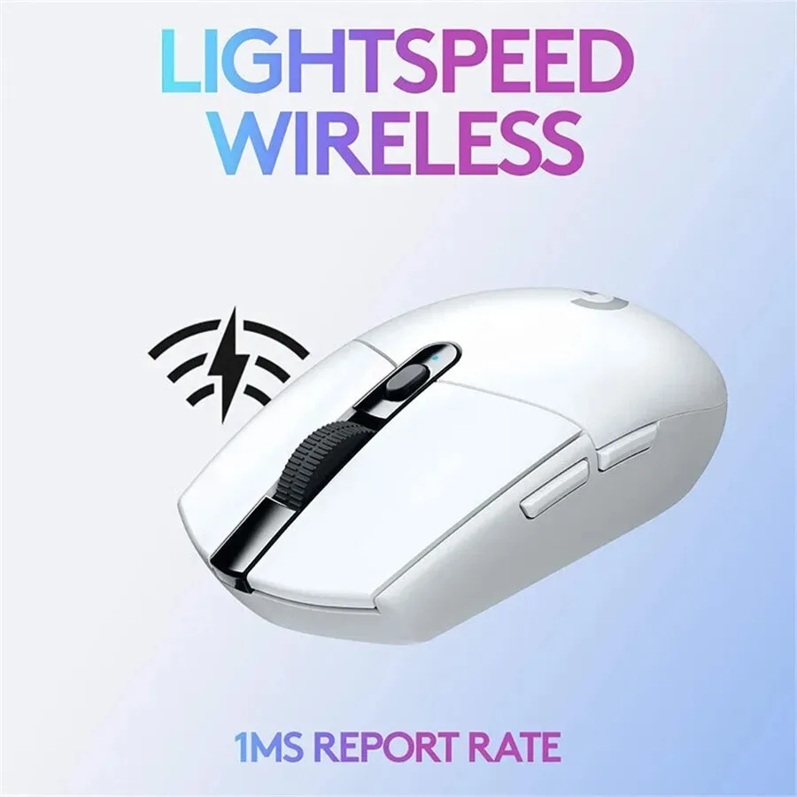【LIGHTSPEED & HERO Sensor】ماوس لاسلكي Logitech G304 G305، سرعة 1 مللي ثانية، كفاءة 10x، بطارية 256 ساعة للألعاب
