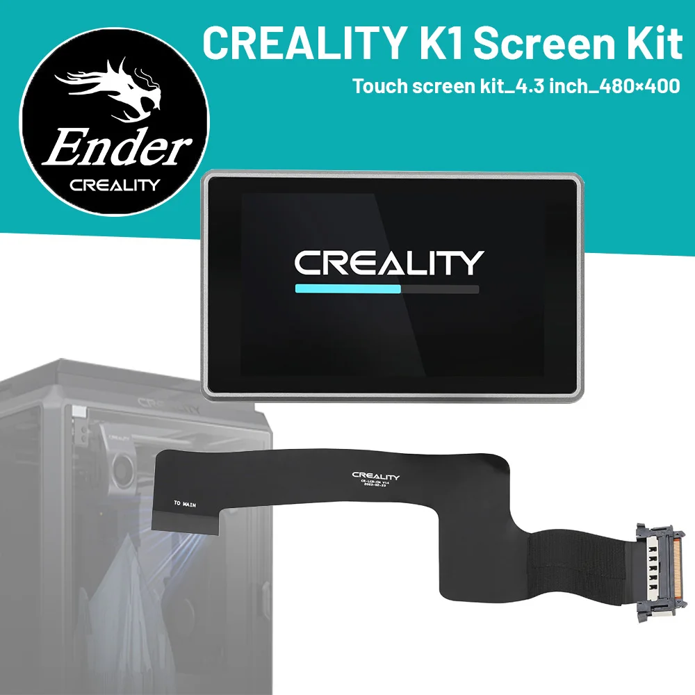 CREALITY-Kit de pantalla táctil Original K1 o K1 MAX, Cable de pantalla, piezas de impresora 3D