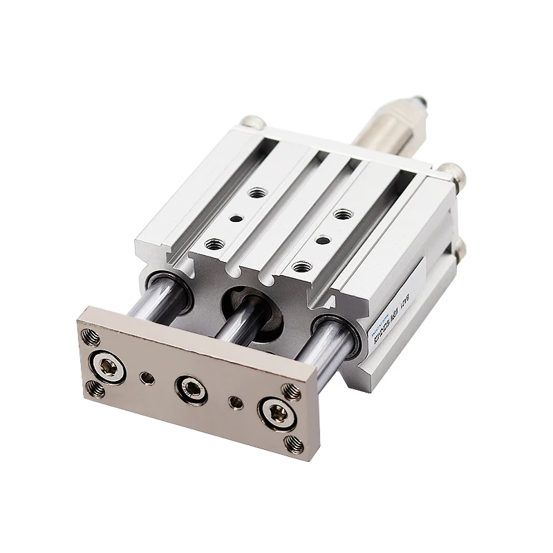 MGPM20/25 Einstellbarer Hub, Bohrungsgröße 20mm/25mm, Dreiachsig mit Stange, Kompakter Führungszylinder, Pneumatischer Aktuator – Detail 4