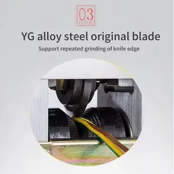 Odizolovací stroj Odpadní měděný drát Odpadní kabel Tahací stroj Ruční klika Elektrický šrot Recyklace Odizolovací stroj 10 nejlepší prodej stroj na odizolování mědi - №9