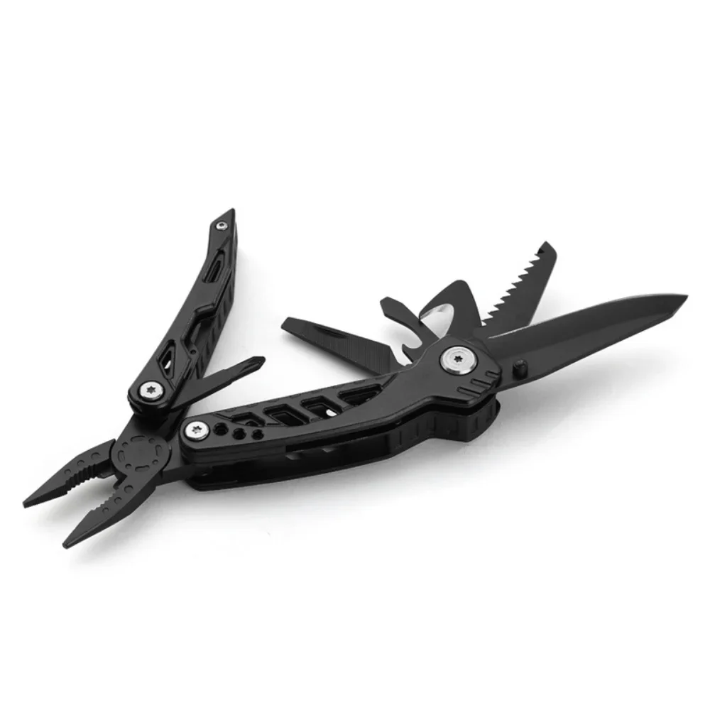 Cuchillo de bolsillo multifunción de acero inoxidable, alicates Mini portátiles para caza, Camping, supervivencia, cuchillo plegable al aire libre