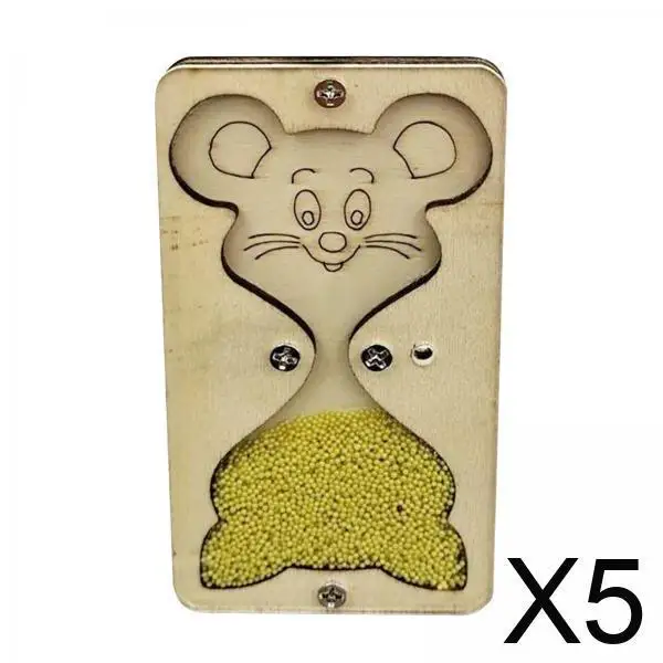 

Деревянный аксессуар-песочные часы для бизиборда, развивающая игрушка Монтессори для сенсорного развития и занятий в классе