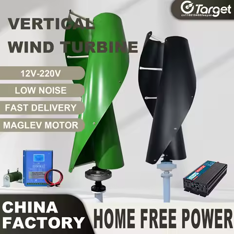 Free Energy Wind Turbine Generator 10000W 30000W 12v 24v 48v With Off Grid System Mppt &amp; Hybrid Charge Controller For Home Use