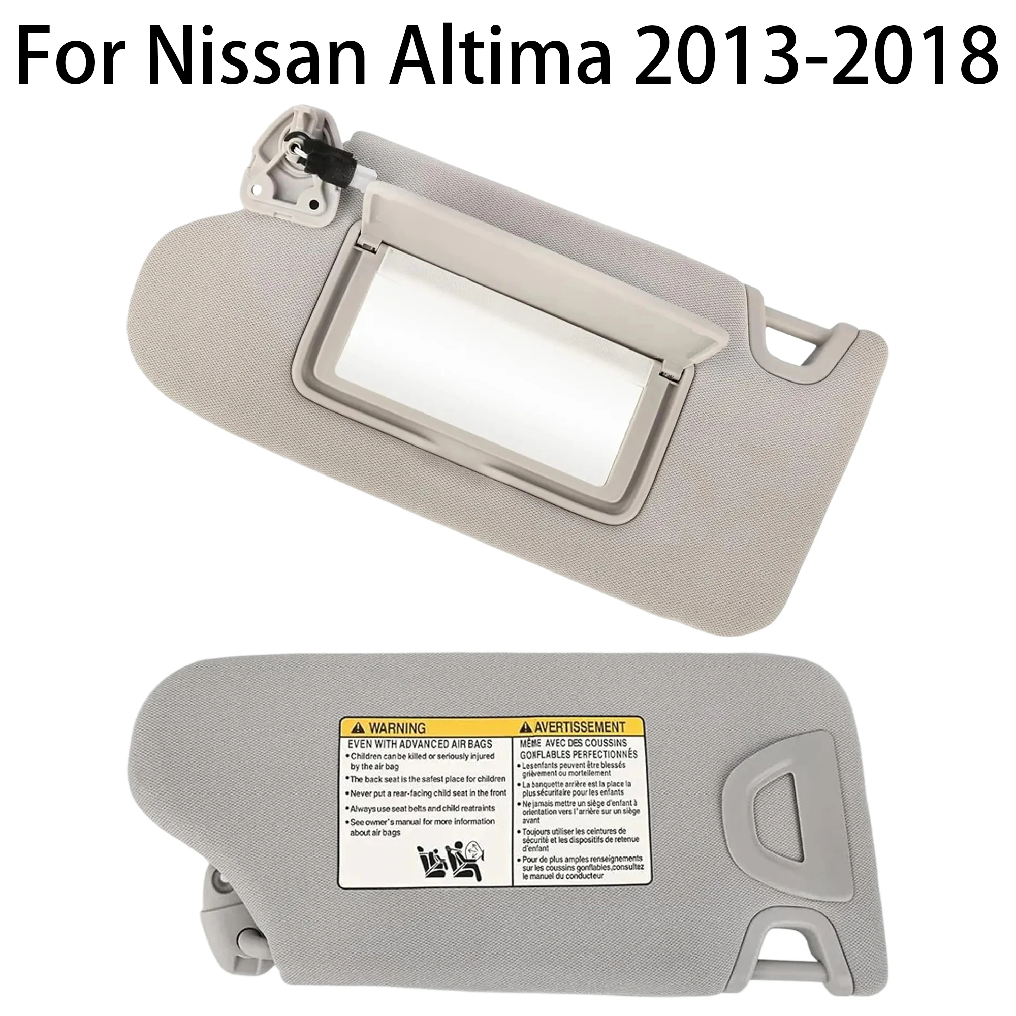 

Car Sun Visor With Mirror Sunshade Board Sunvisor Panel For Nissan Altima 2013 2014 2015 2016 2017 2018 Driver Passenger Side