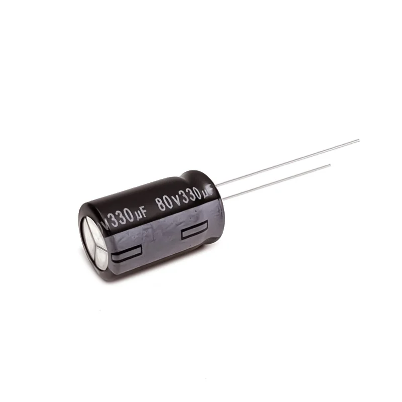 30pcs 80v330uf electrolytic capacitor new original long life 105c radial lead 13x20mm low esr for power supply maintenance