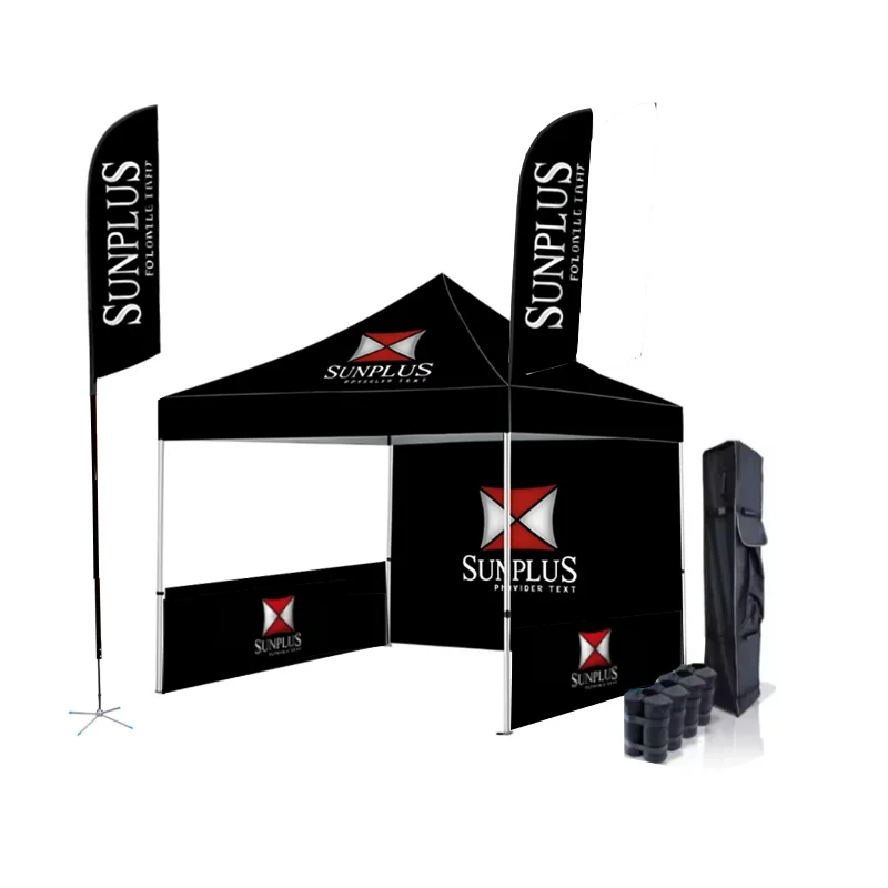 

Custom Printed Aluminum 3x3 Foldable Luxury Tent for Outdoor Events Canopy Oxford Durable Portable Trade Show Exhibition Tent