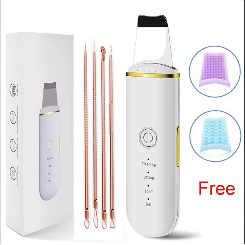 

Ultrasonic Skin Vibration Face Spatula Blackhead Remover Shovel Clean Cavitation Peeling Facial Lifting Skin Care Tools