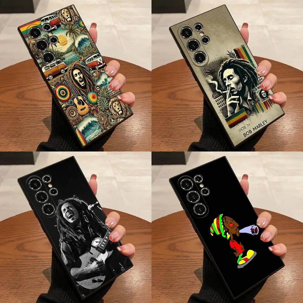 

Bob Jamaican Singer M-Marley Phone Case For Samsung S25,S24,S21,S22,S23,S30,Ultra,S20,Plus,Fe,Lite,5G Black Shell