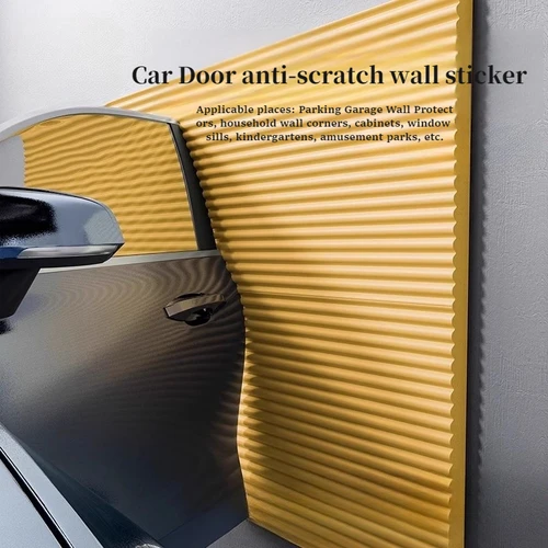 Protector de pared de garaje, pegatina protectora de Pilar, esquina de puerta de coche, almohadilla de protección anticolisión, protección de parachoques de labio de estacionamiento de seguridad, 2M/4M