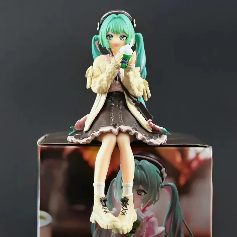 

Anime Hatsune Miku Figure Cartoon Hatsune Miku Ornaments Kawaii Miku Pressed Instant Noodles Figure Kawaii Girl Ornaments Gift