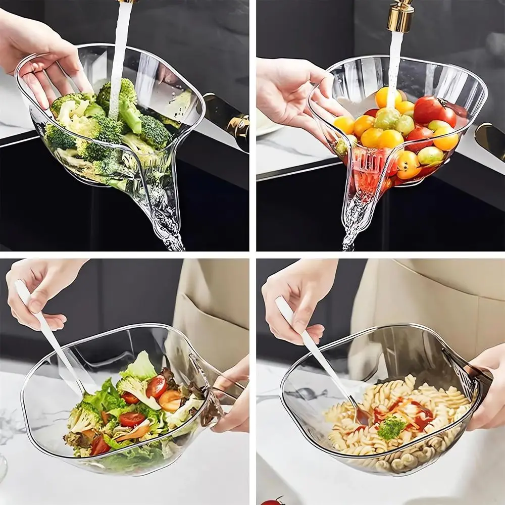 New 2024 Multi-Function Drain Basket - Sink Strainer with Food Catcher for Kitchen, Grey