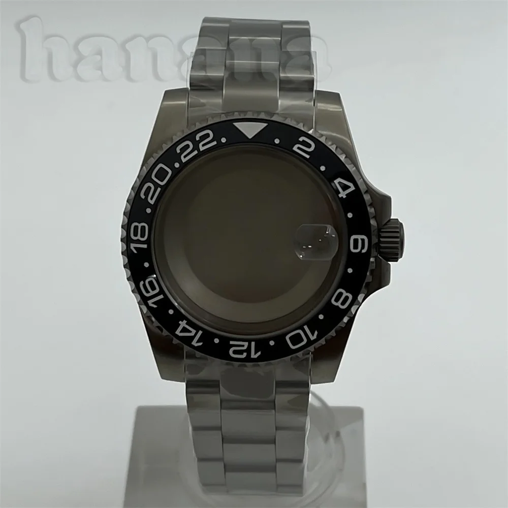 PT5000 40 мм SUB GMT титановый корпус ремешок с сапфировым стеклом подходит для NH34 NH35A 36 ETA2824 механизм запасные части для механических часов