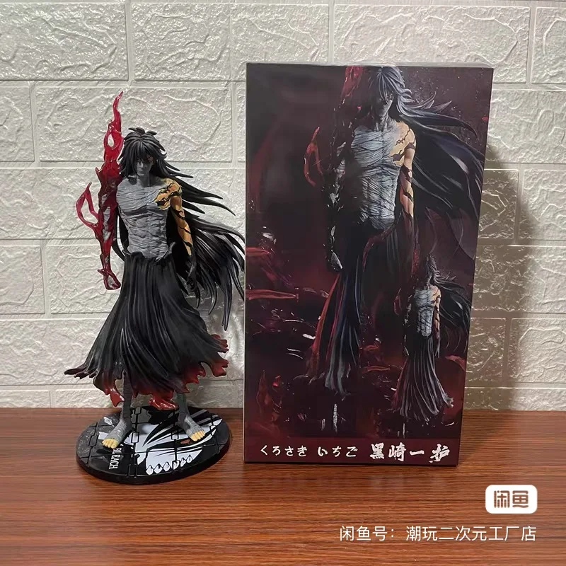 In Stock Kurosaki Ichigo Gk No Moon State Figurine, Beheading Moon Ichigo Standing Posture Anime Figurine Model - view 2