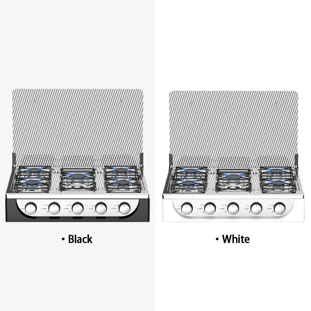 5 Burner Multi Function Cooktop Five Cooker Counter Top Cook Hob Commercial Range Heavy Table Gas Stove for Sale