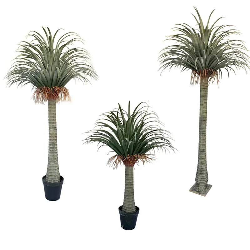

Large artificial fake tree Dracaena potted plant Moroccan agave thousand-year wood indoor green plant bonsai floor ornament