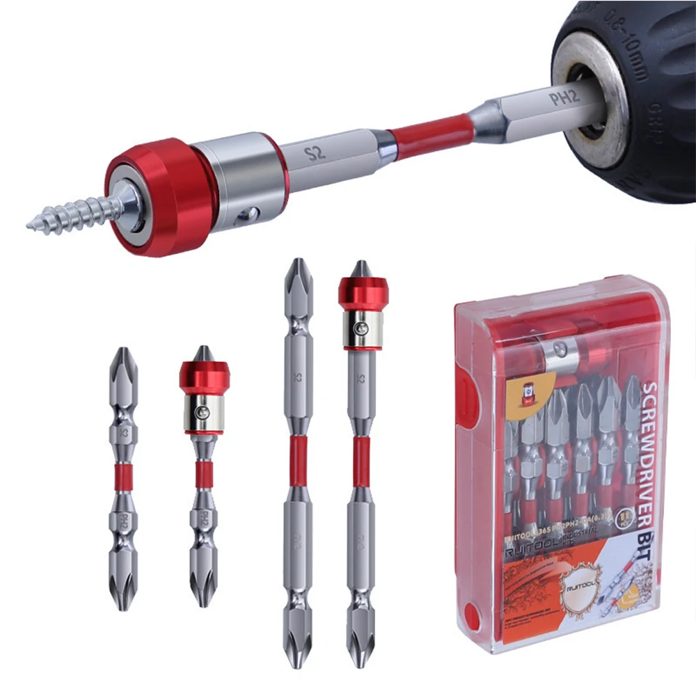 

10pcs PH2 Magnetic Screwdriver Bits Non-slip Hex Shank Impact Drill Bit Cross Bits Set Tools