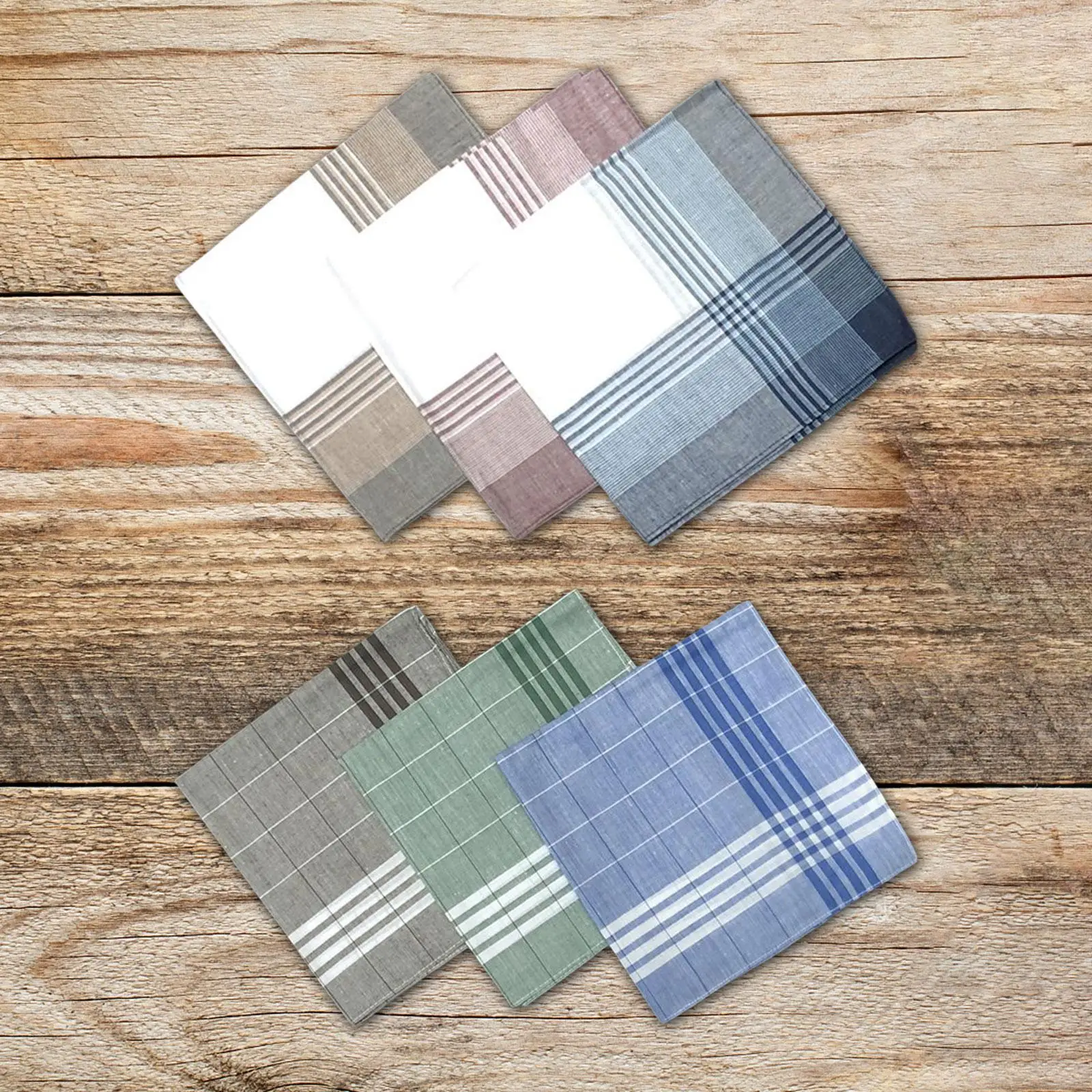 6x مناديل رجالية مناديل رجالية جيب مناسب للآباء وعرسان الزفاف #6