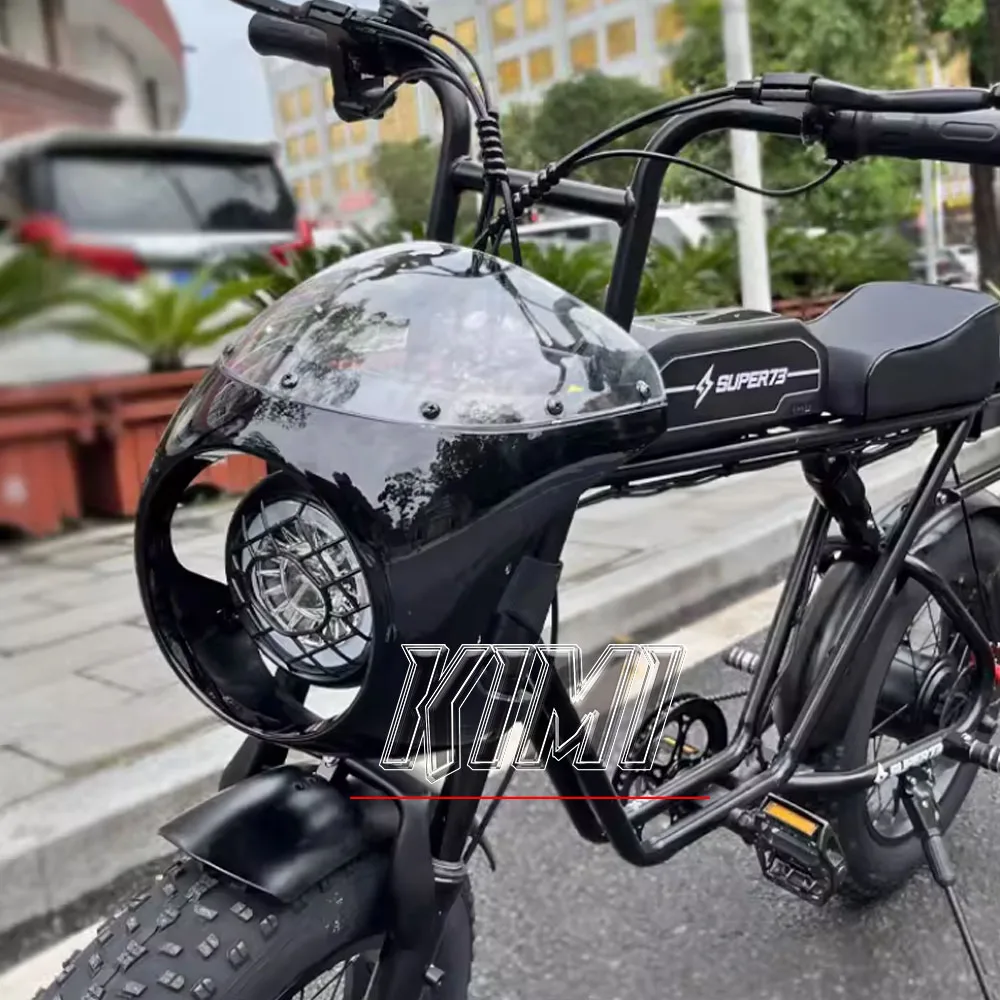 Lampu pelindung depan sepeda motor RX SUPER73 Super 73 S2, lampu pelindung cahaya Grille penjaga dekorasi