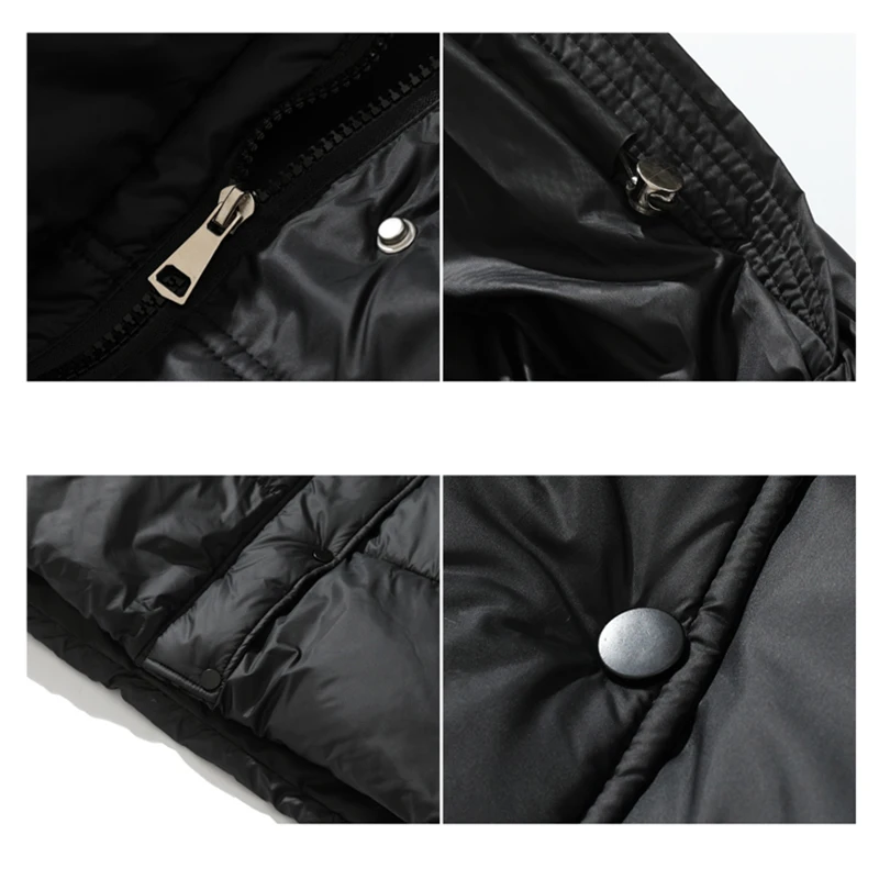 Fashion New Black Winter Coat Casual Women Parkas Clothes Hooded Stylish Autumn Jacket Female Outerwear Short Overcoat 2023 New