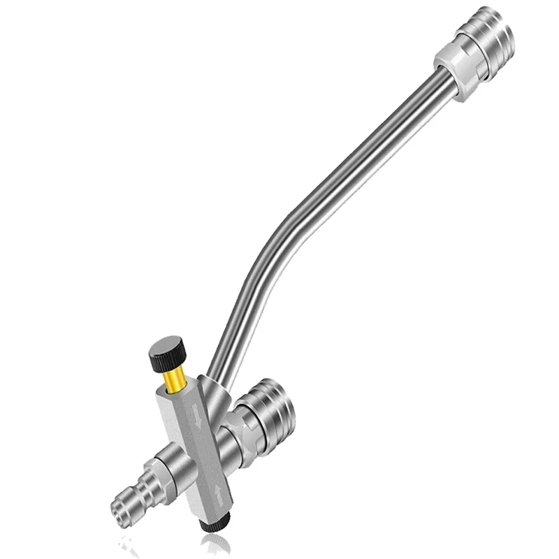 

Pressure Washer Dual-Connector Tool With 5 Pressure, 1/4 Quick Connect Switch Double Tip Attachment