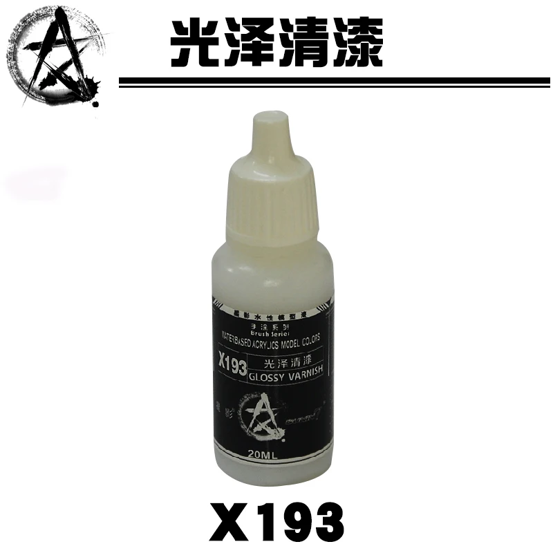 Gloss Clear Varnish Bright Light Protection Paint  Water-Based  x193 Figure Clay Hand Painted GK Figure clay DIY HOBBY