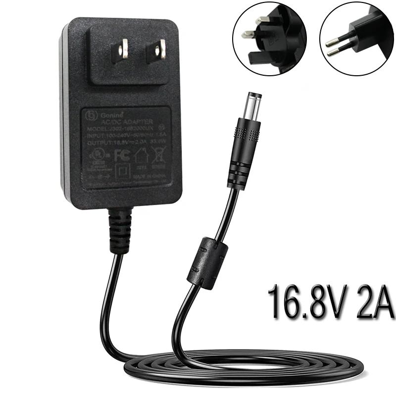 16.8V 2A  AC Power Adapter for Massage Gun,Life Pro Sonic LPSNCBLU,LifePro Sonic Mini, Sonic Pro, Fusion X, ST-PA042,