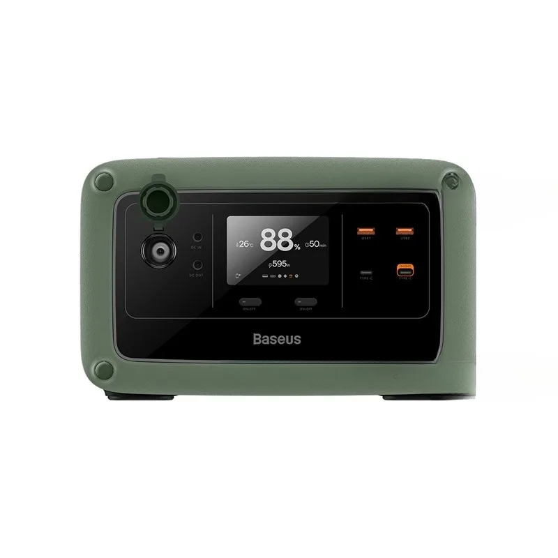 For baseus Energy Stack Digital Portable Energy Station 600W (CN/EU 220V) energy storage power supply