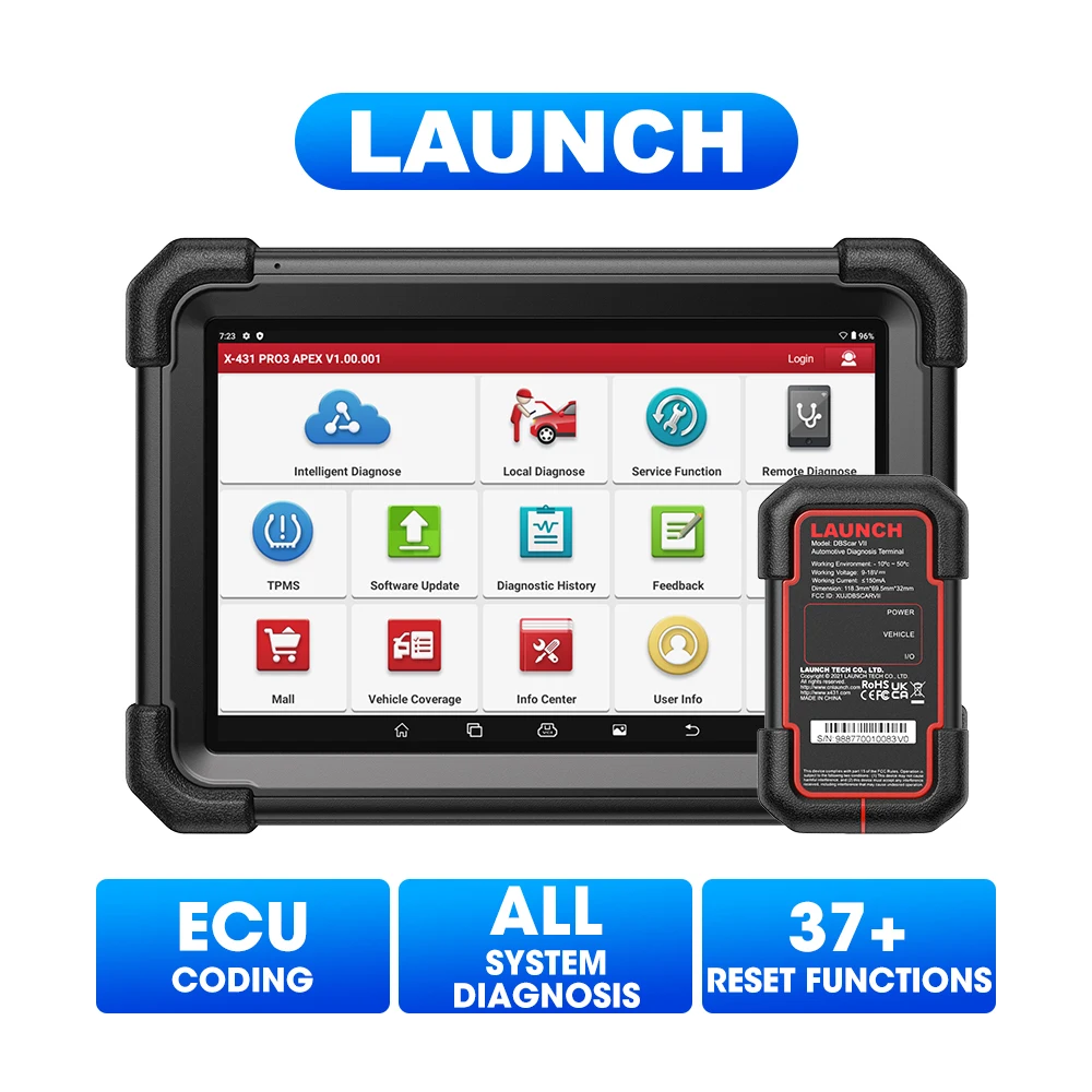 X431 Pro3 APEX OBD2 Auto Car Diagnostic Scanner Tool Vehicle Machine Diagnosis for Cars  Diagnostics Tools