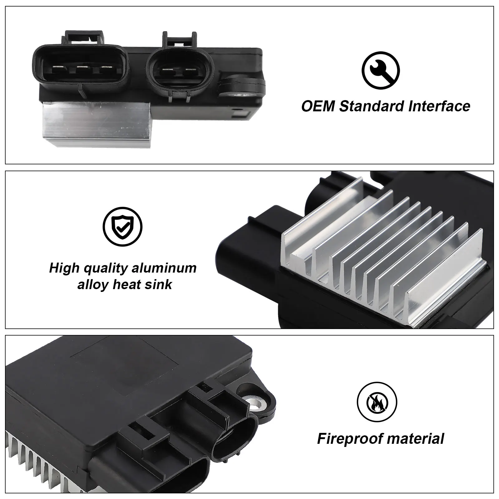 Nuovo Auto Radiatore Ventola Di Raffreddamento Modulo di Controllo Ventilatore Resistenza Per Toyota Corolla Matrix Per Mazda Pontiac 89257-12010 499300-3400