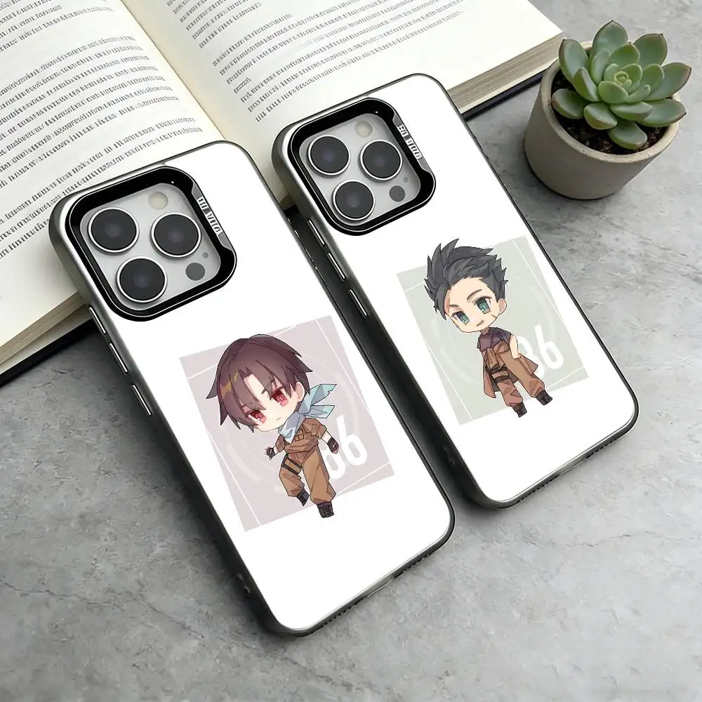 

86 - E-Eighty Six Phone Case For iPhone 17,16,15,14,13,12,11 Plus,Pro Max,XS,Colorful Silver Phone case Funda Cover