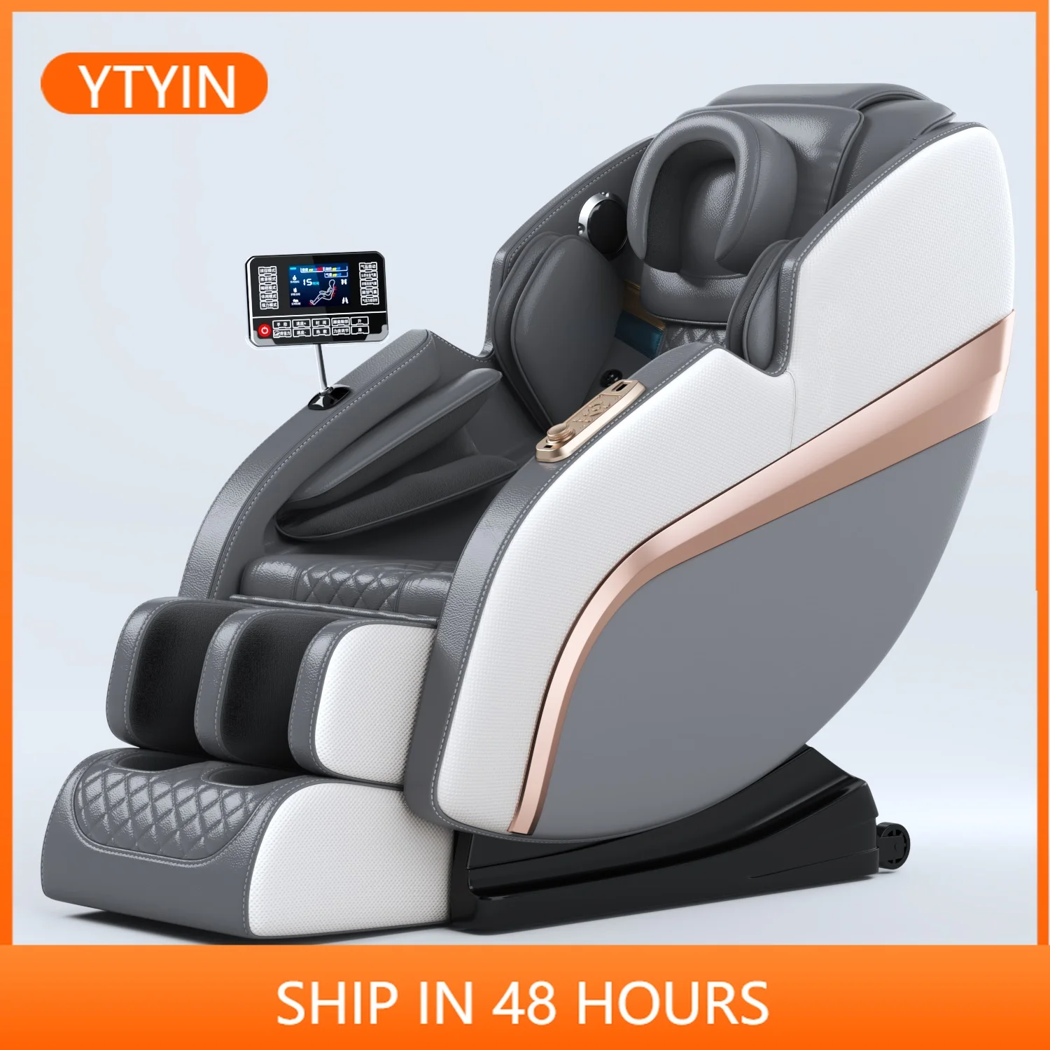 

YTYIN 2025 Luxury Ai Music Shiatsu Full Body 4D Zero Gravity 5D Chair Massage Best Quality Modern Air Pressure Massage Chair